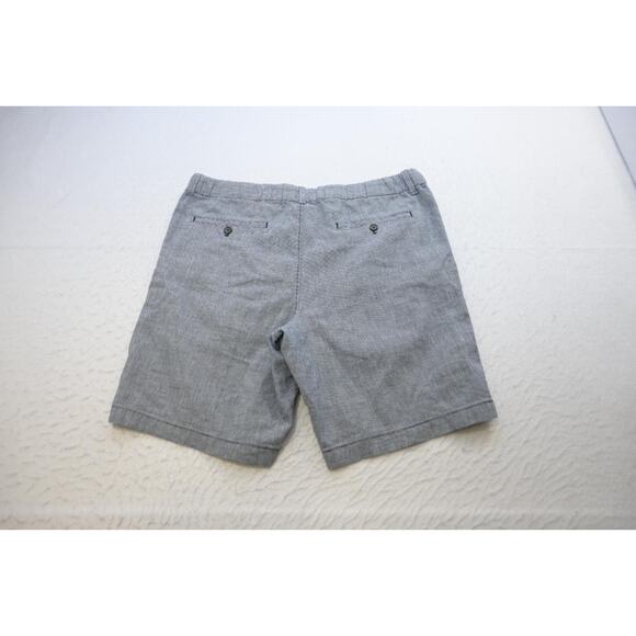 Banana Republic Aiden Shorts Relaxed Fit Plaid Linen Blend Mens Size 36 - Picture 3 of 3